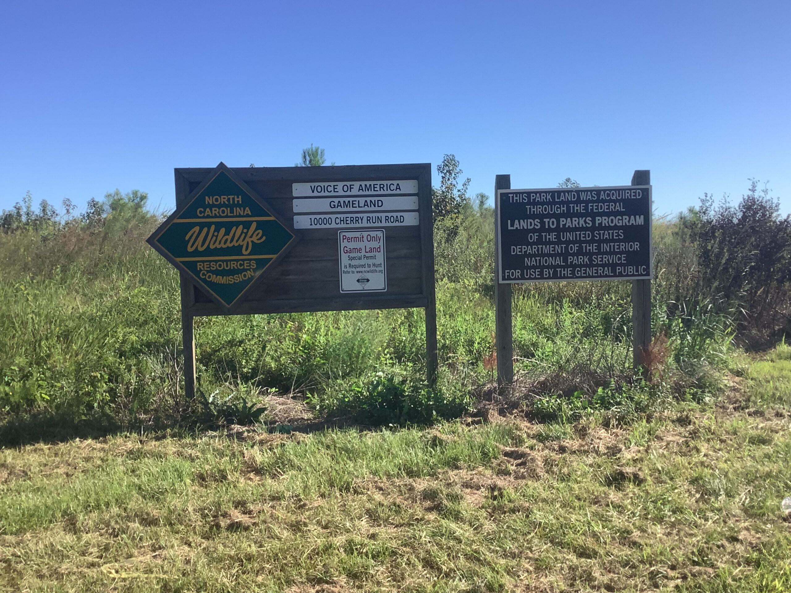 K6964 1 Voice of America State Game Land N4MQU