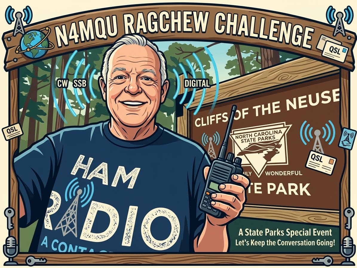 N4MQU Ragchew Challenge - Cliffs of the Neuse State Park