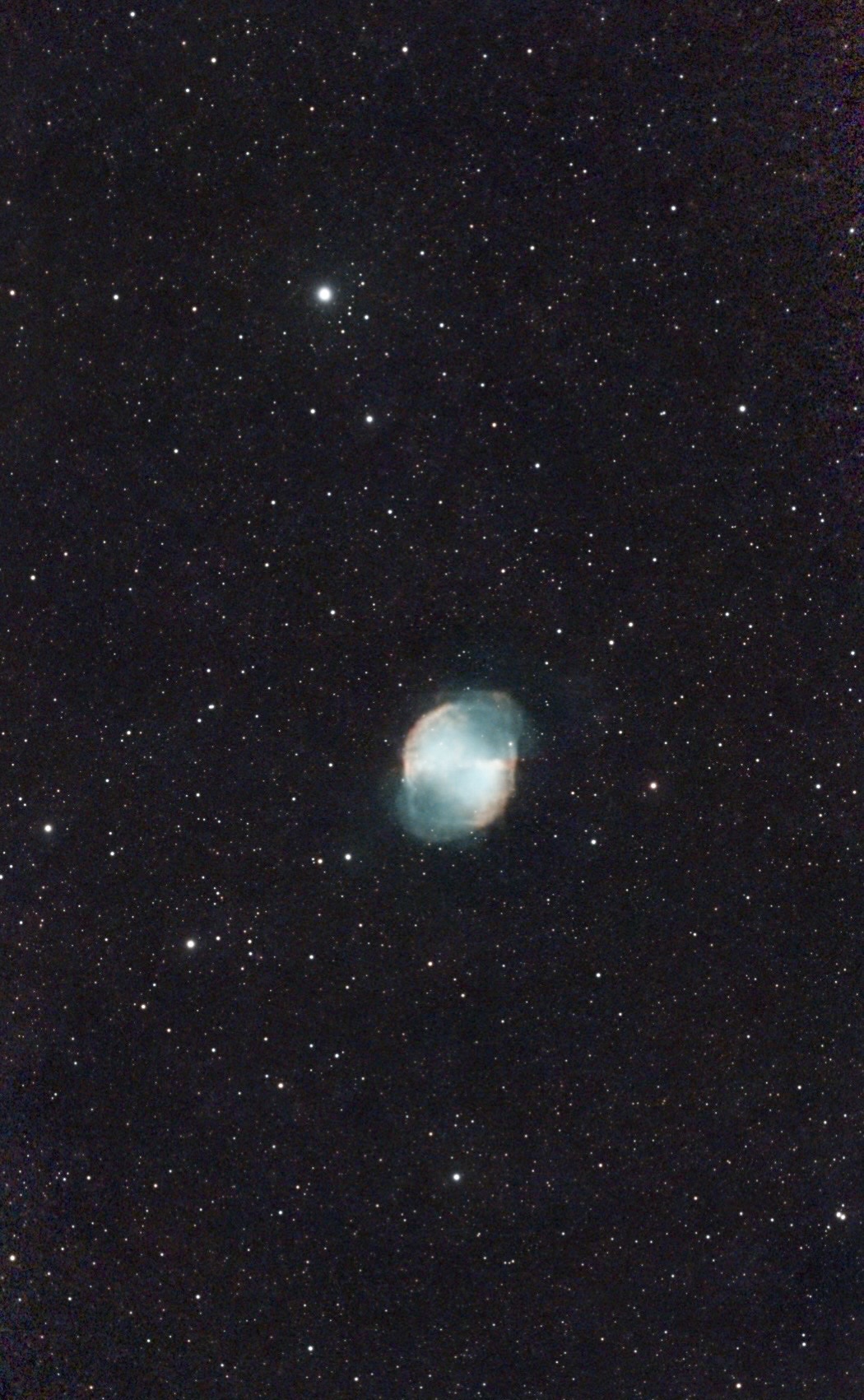 Telescope image taken with porch lights off in Rockingham NC