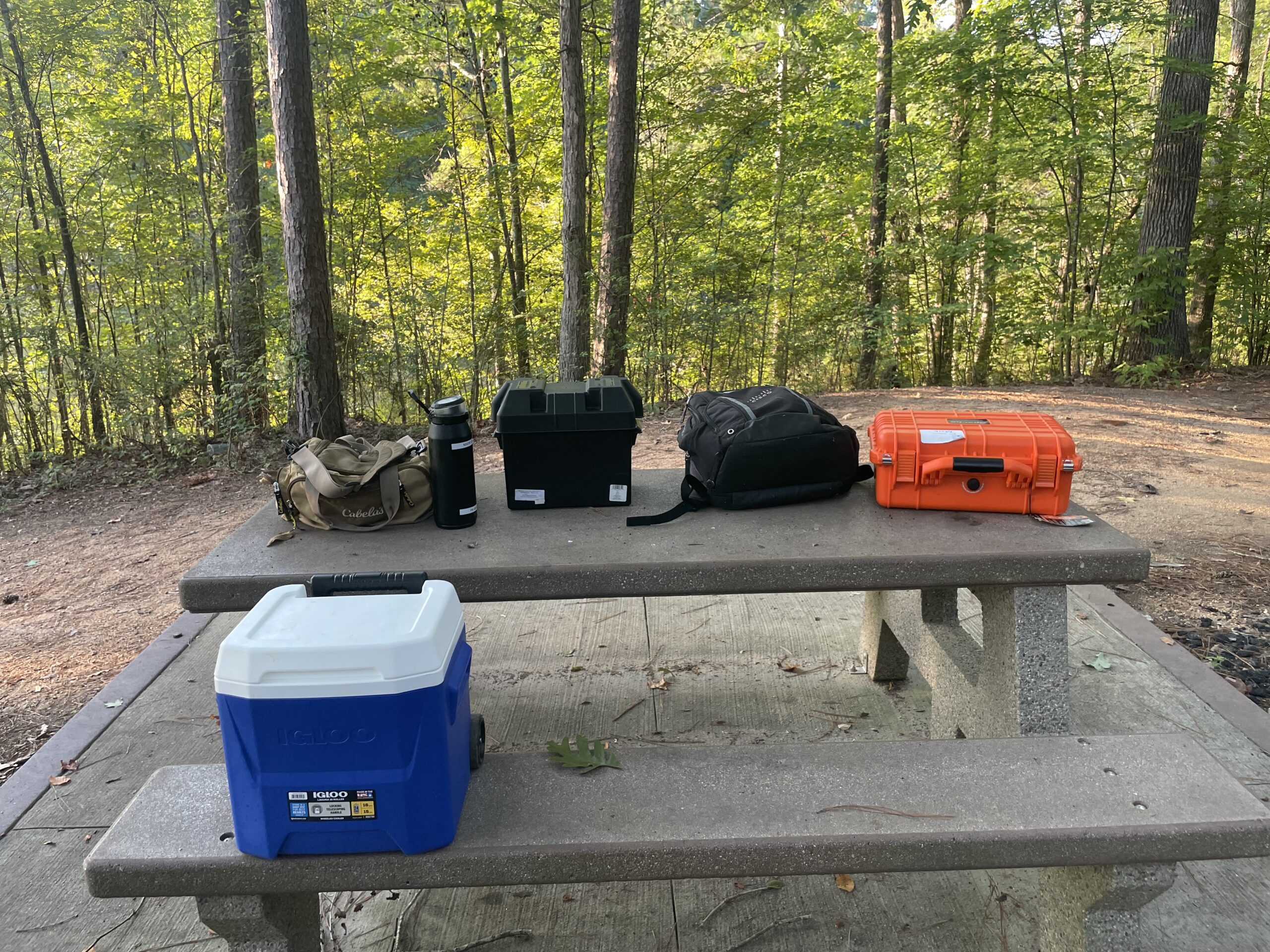 N4MQU Portable Field Station at Pee Dee River State Game Land