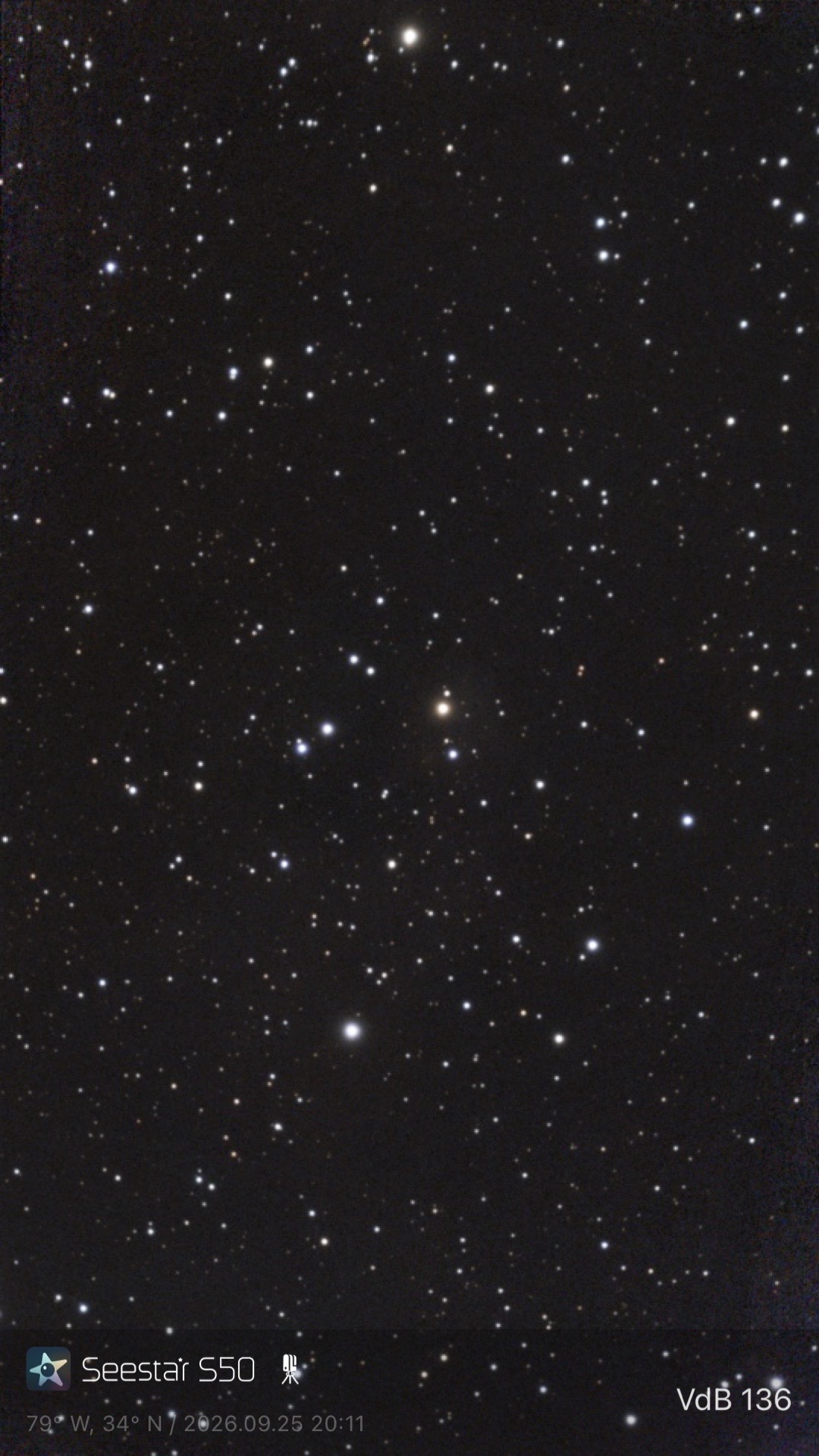 vdB 136 Reflection Nebula in Cygnus